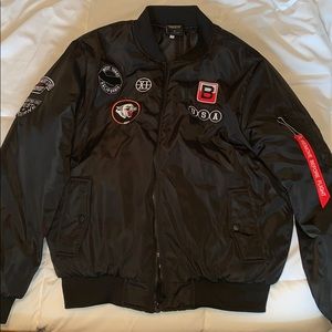 ***Original Deluxe Bomber Jacket W/ Patches***